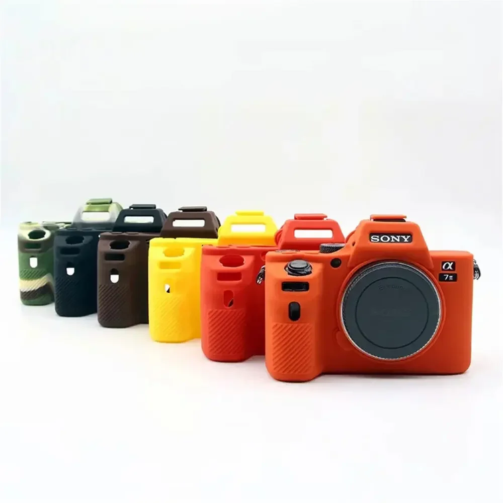 Soft Silicone Camera Body Case For Sony A7 II A7II A7R Mark 2 A7MII/A7RII/A7SII Protective Rubber Cover Skin