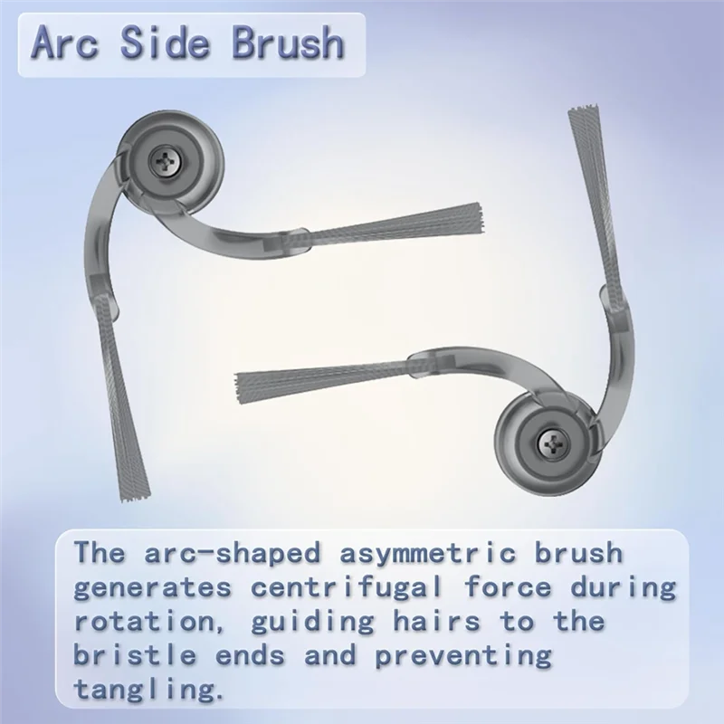 Комплект сменных аксессуаров A71P для робота-пылесоса Roborock Saros 10R, основная боковая щетка, фильтр Hepa, сумки для швабры