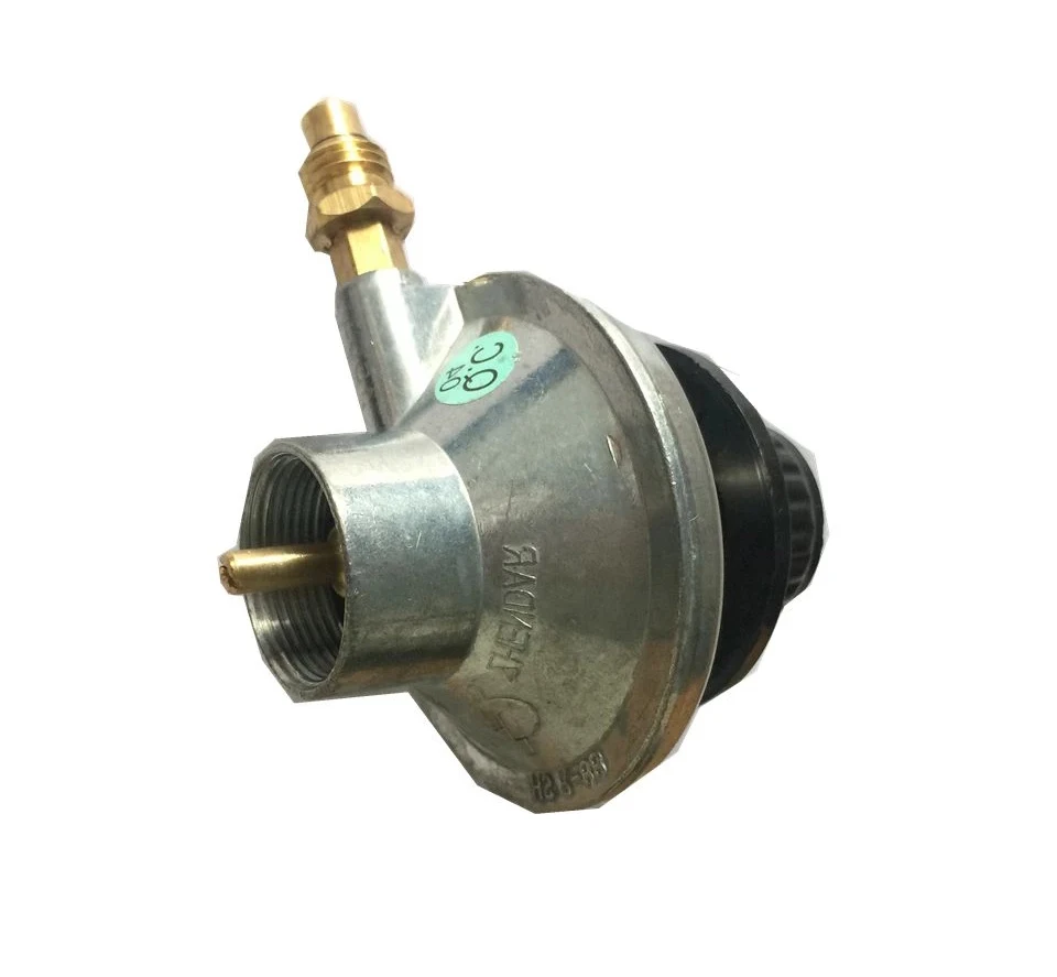 North America LPG One Pound Gas Cylinder Tank Propane Adjustable Low Pressure Gas Regulator Valve M12*1 With Nozzle 0.7mm