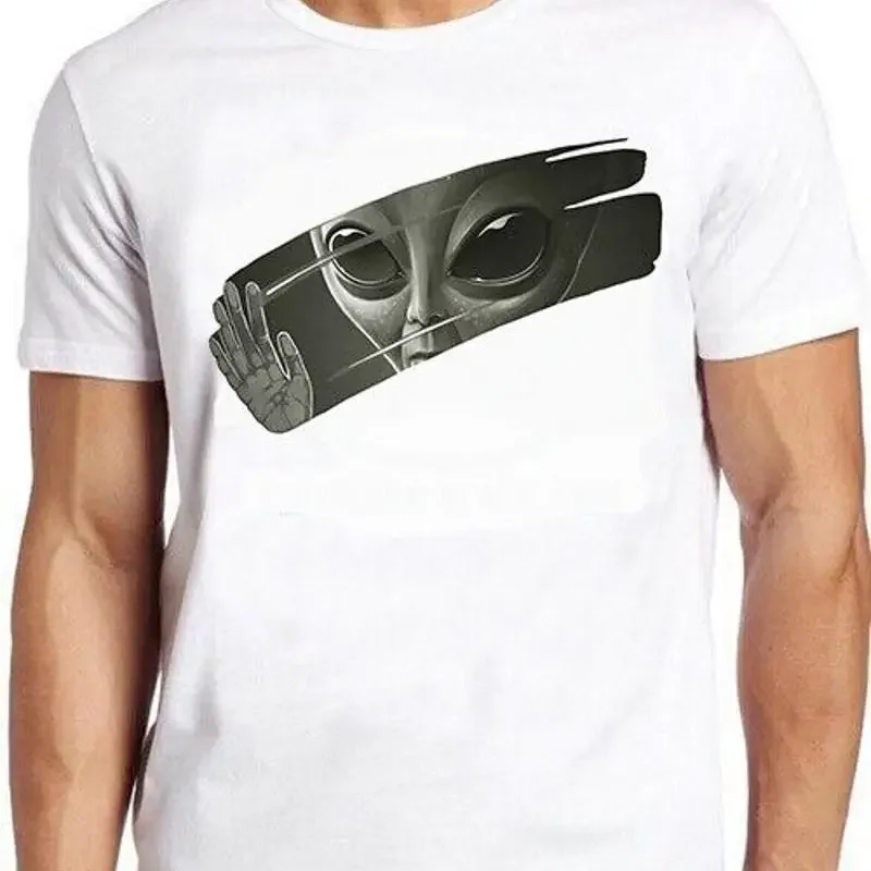 Alien UFO Weird Cryptozoology Cryptid Random Stoner Roswell Gift T Shirt M661