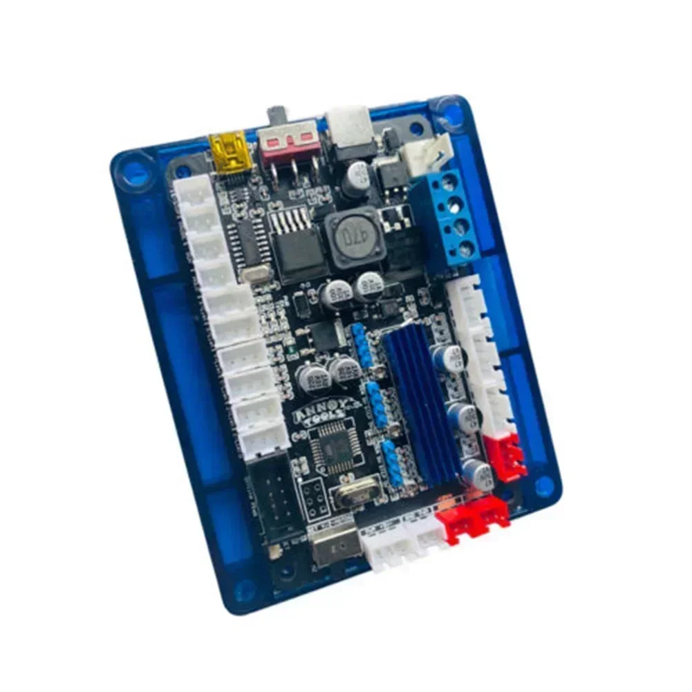 Imagem -06 - Controlador de Driver Usb Integrado Máquina de Gravação Grbl Cnc Placa de Controle de Eixos Interruptor de Alternância e Dissipador de Calor Integrado