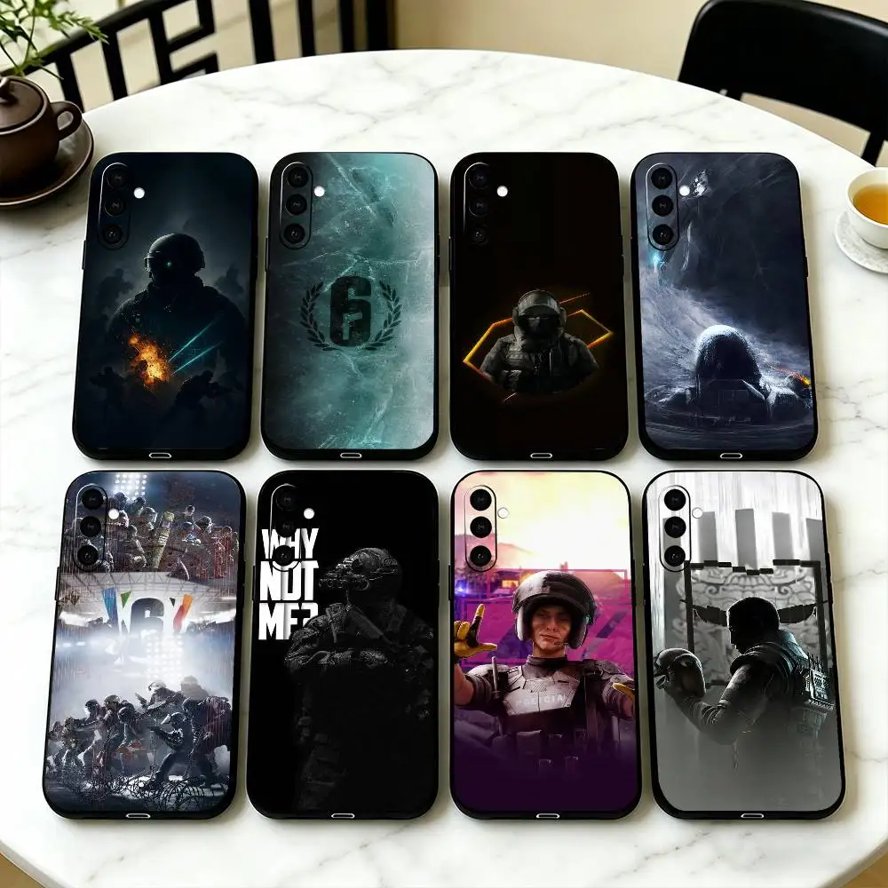 Чехол для телефона R-Rainbow Six Siege Graphica, черный, силиконовый, мягкий, для Samsung Galaxy A73, A72, A71, A70, A53, A52, A51