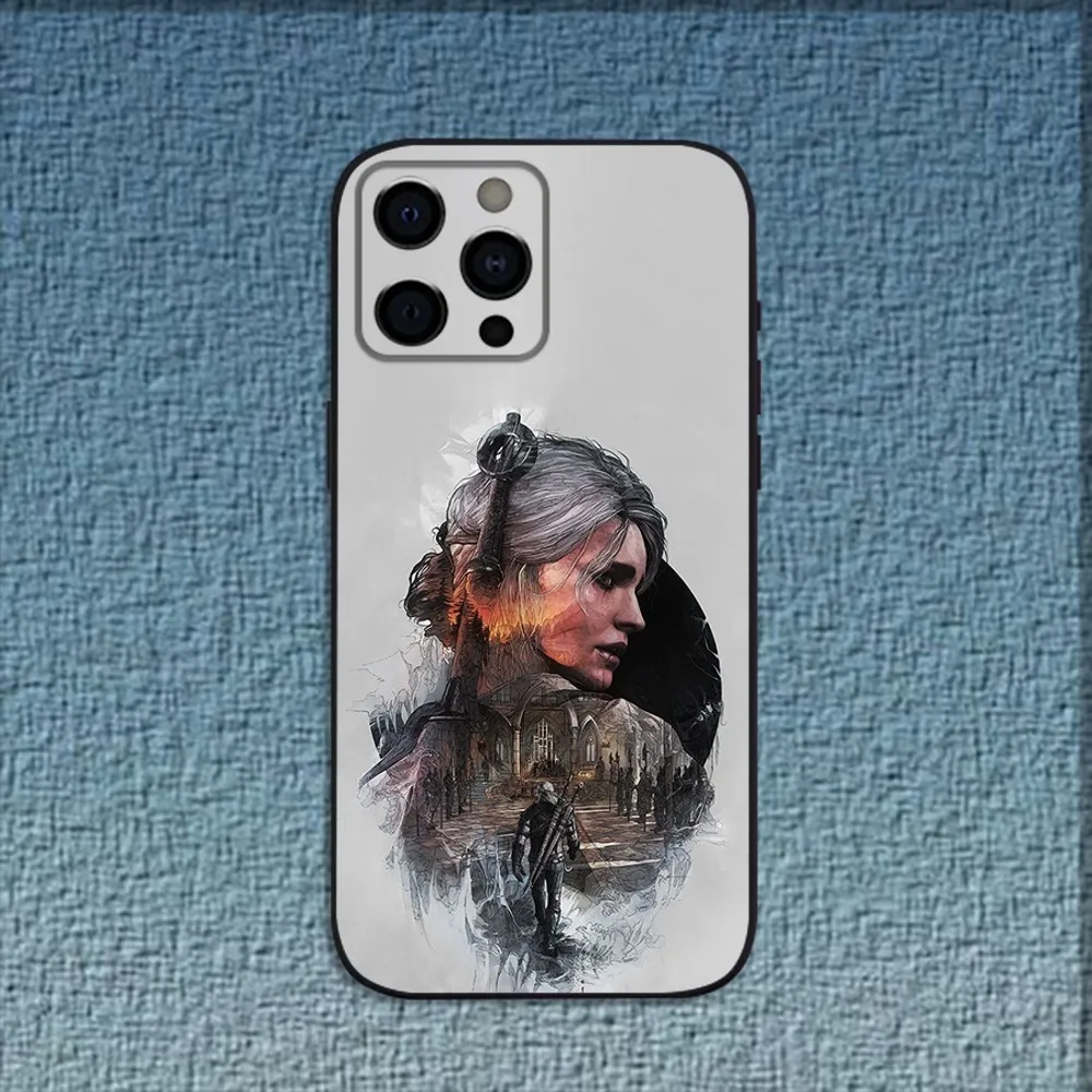 Game T-The Witcher 3 Phone Case For iPhone 16,15,14,13,12,11,Pro,X,XS,Max,XR,Plus,Mini Soft Black Cover