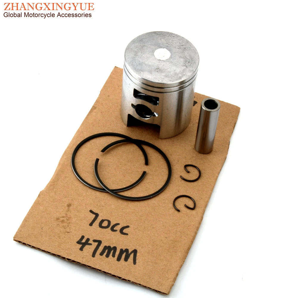 Scooter 39mm 47mm Piston Kit For Honda SFX Sky SH Scoopy Bali Dio X8R Camino 50cc 70cc Engine Parts