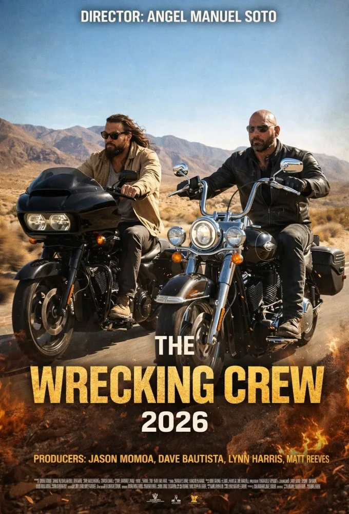 Póster de la película The Wrecking Crew (2026), arte de pared, decoración del hogar, pintura, caligrafía