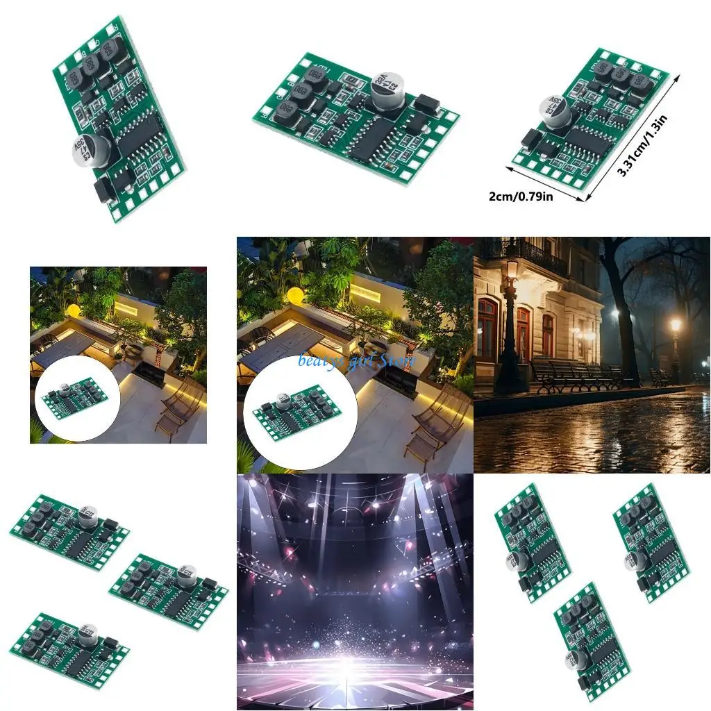 

C7AB DMX512 3 Channel Color LED Constant Current Driver Module 12 24V Adjustable