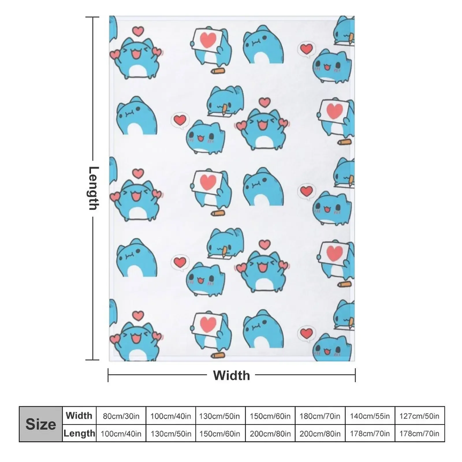 Comic cat/ bugcat/ bugcat capoo Throw Blanket for winter Sofa Throw For Sofa Thin Blankets