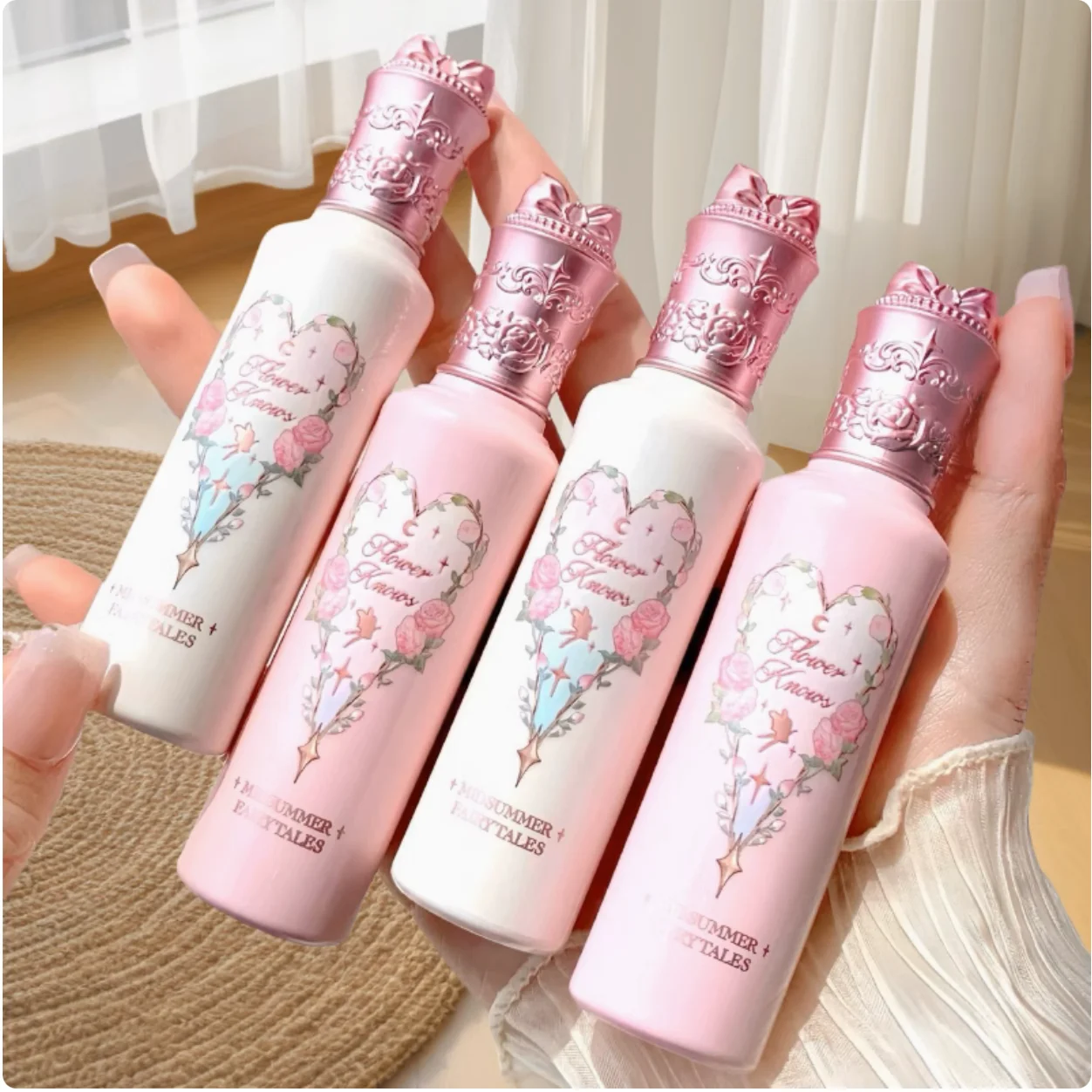 Flower Knows Liquid Concealer Highlighter and Cute Mini Size Midsummer Fairytales Collection High Coverage Brightening