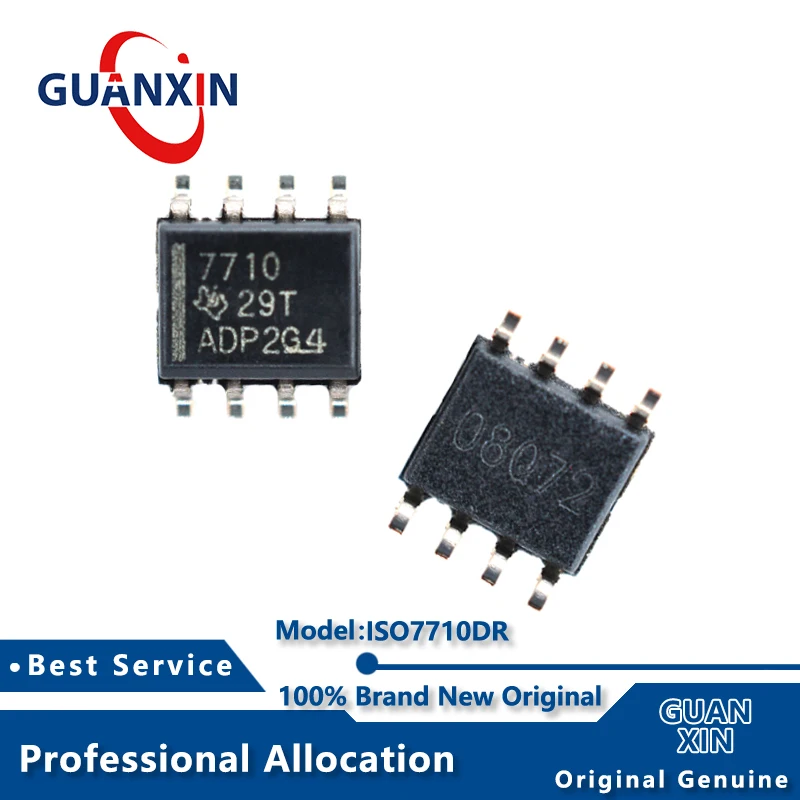 

100% New ISO7710DR ISO7710D SOIC-8 Marking 7710 ISO7710