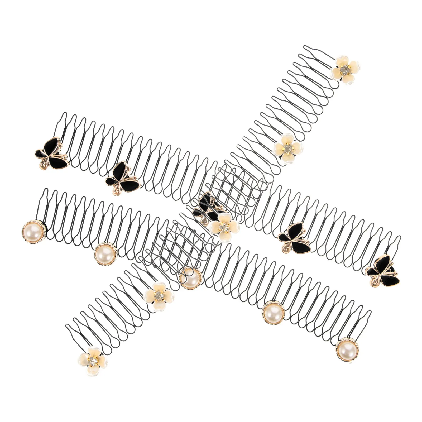 

Набор из 3 легких и удобных заколок-гребней для укладки и фиксации волос, для кудрявых и густых волос, для повседневного использования и свадебных мероприятий