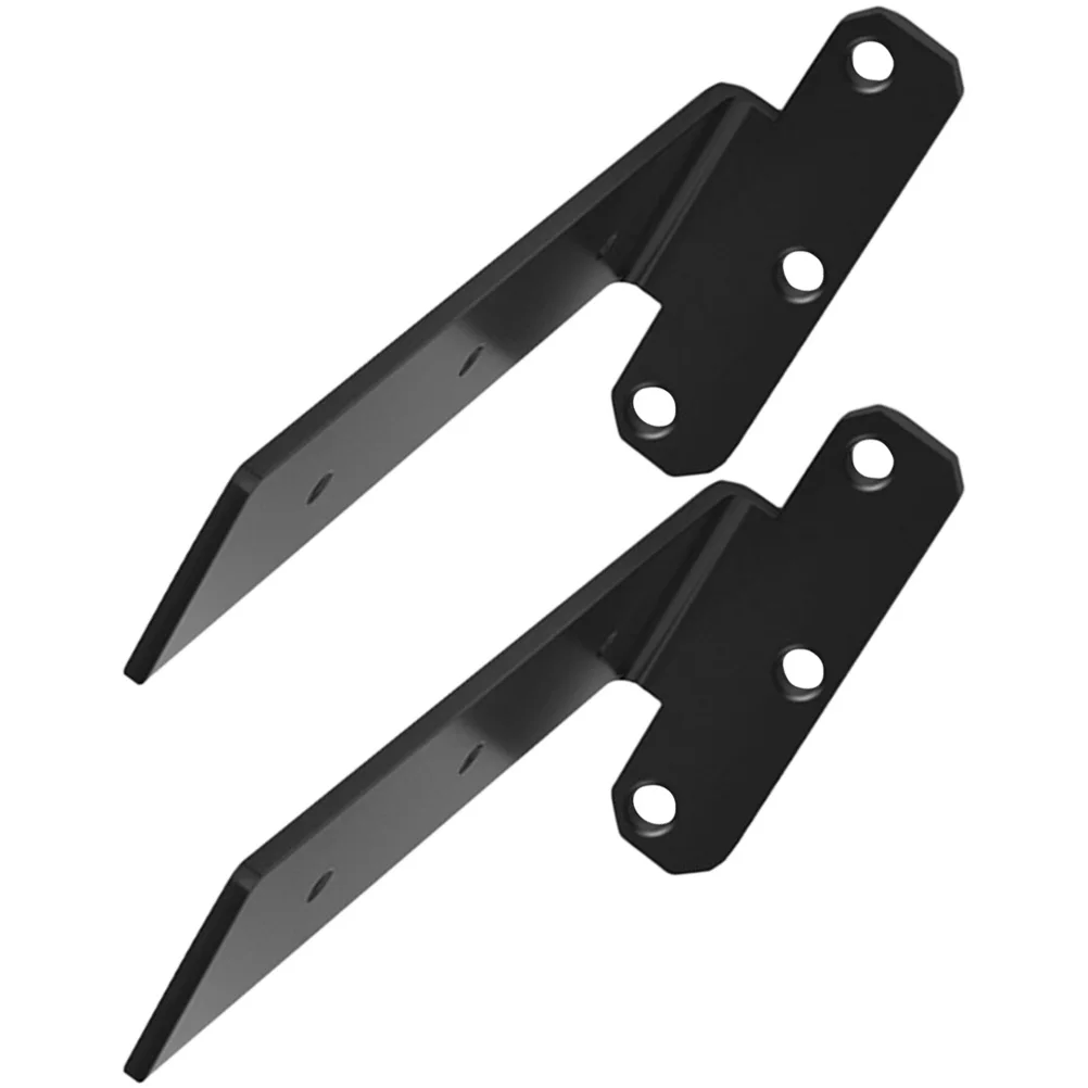 

2pcs Black 4 Inch Invisible Brackets Heavy Duty Floating Shelves Wall Mount Supports Metal CornerBracket