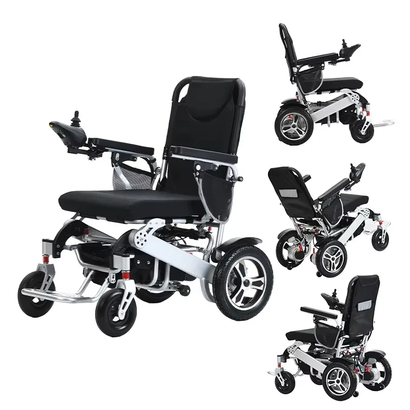 New CE‑Certified Built‑In Battery OEM ODM Supports Lightweight Foldable Aluminum Electric Wheelchair