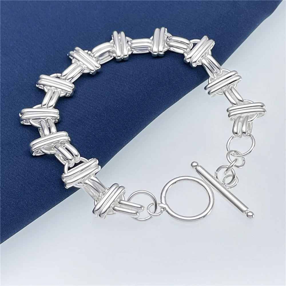 Andara 925 Sterling Silver Bracelet Fashion TO# Bracelet mMen and Women Jewelry gifts