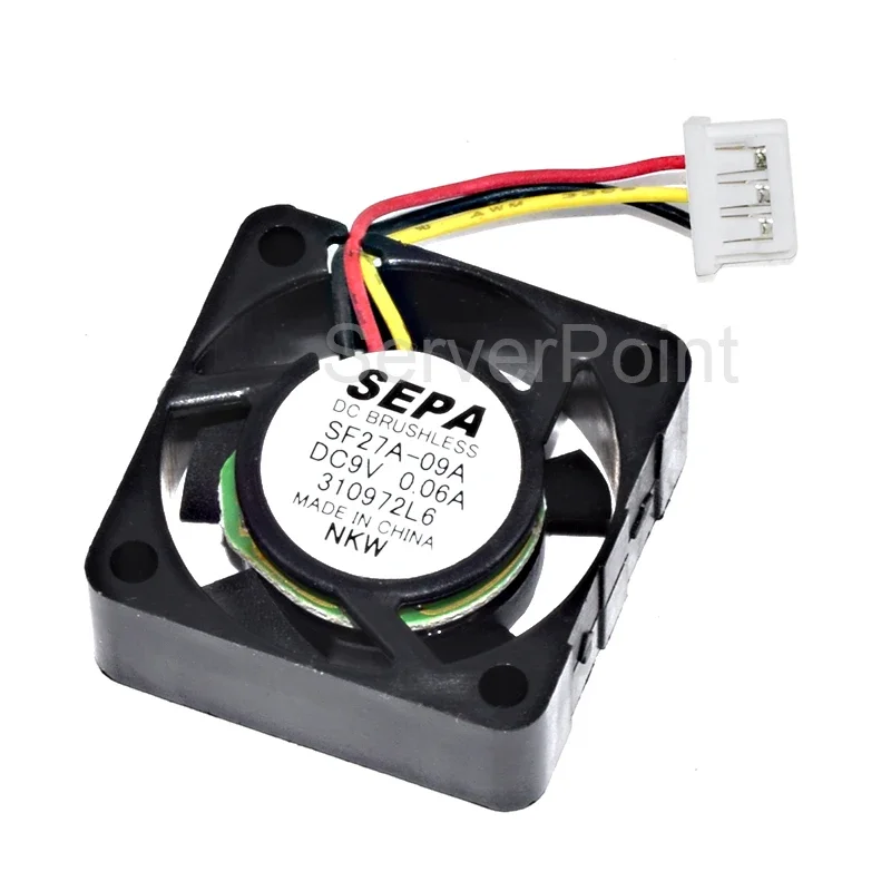 30*30*10MM New For SEPA SF27A-09A 3010 3-Wire Silent Cooling Fan DC9V 0.06A