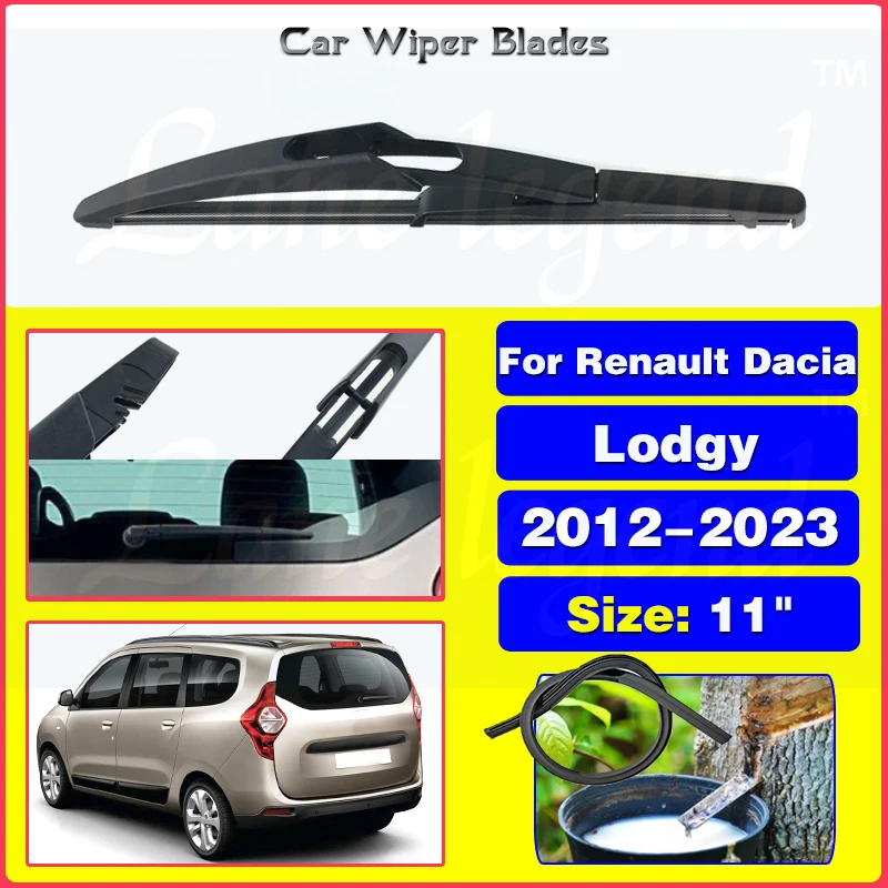 

11" Rear Wiper Blade For Renault Dacia Lodgy 2012 - 2023 Windshield Windscreen Tailgate Window Rain Brush Car Accessories 2013