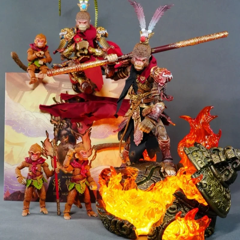 

In Stock Fury Fury Studio Mountain And Sea Demon God Record: Chaos In The Sky Wukong 1/12 Mobile Battle Damage Edition