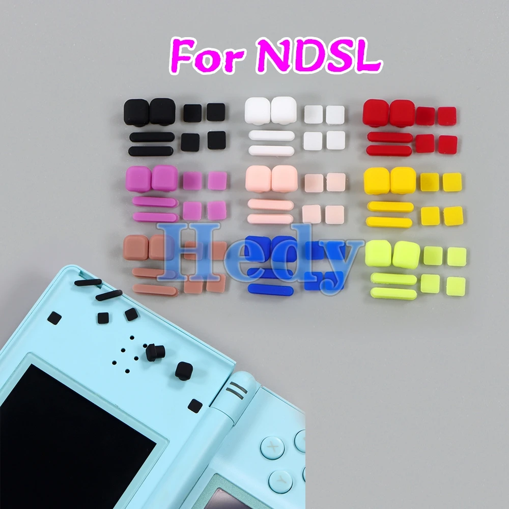 1set Replacement High Quality For DS Lite Console Screw Rubber Feet Cover for NDSL Upper LCD Screen Screws Cover Rubber