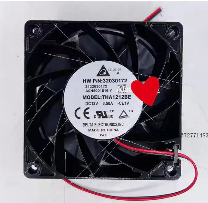

Ltsf For Delta Electronics THA1212BE DC 12V 6.50A 120x120x38mm 2-Wire Server Cooling Fan 12cm