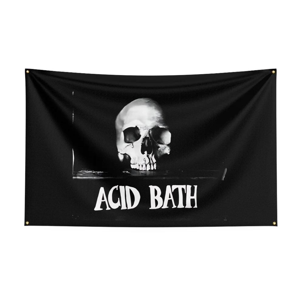 3x5 قدم فرقة الروك الثقيلة A-حماض العلم البوليستر الطباعة الرقمية راية لغرفة النوم جدار الفن خارج الباب نسيج ديكورا #4