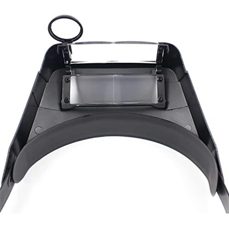 AB47-Slimline Headband Magnifier With 3 Lenses, Assisted Repair Of Head-Mounted Reading Magnifying Glass 1.5X/3X/9.5X/11X Durabl