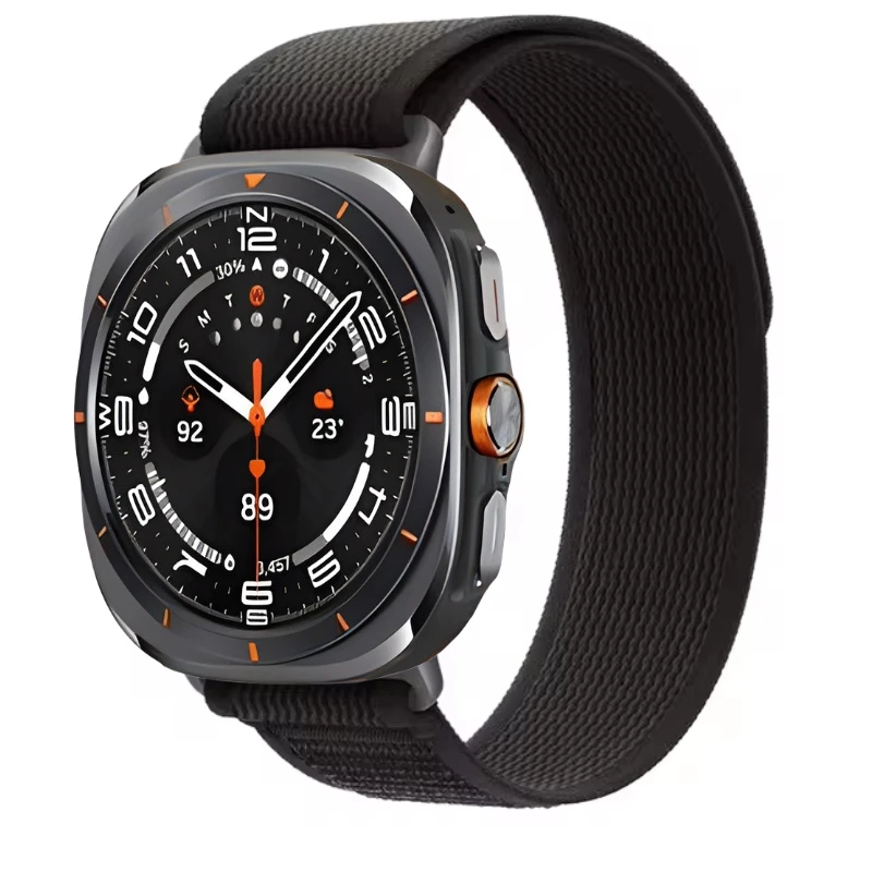 Pulseira oficial trilha loop para samsung galaxy watch ultra 47mm sem lacuna pulseira de nylon para samsung watch ultra 2025 47mm