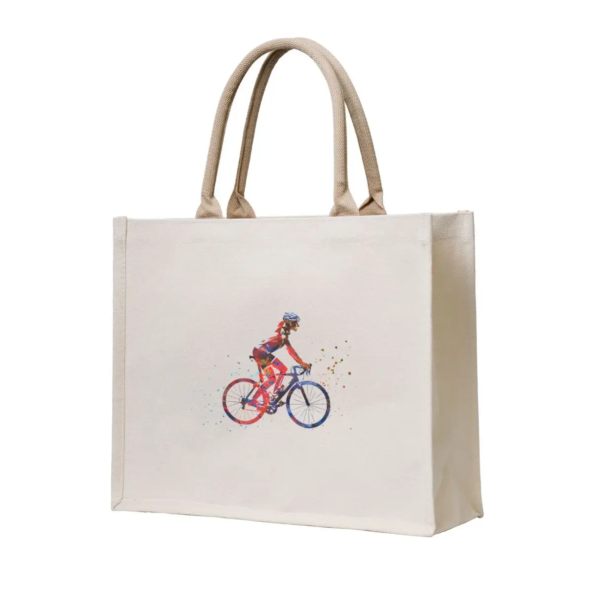 

Road cycling, woman's road cycling, woman cyclist Tote Bag Reusable bags Women's bags Shopping bags