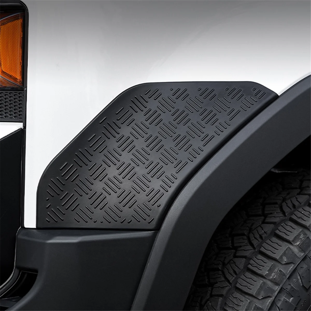 

N31R_Car Fender Front Wheel Trim Wheel Eyebrow Protective Cover for Toyota Prado LC250 2024
