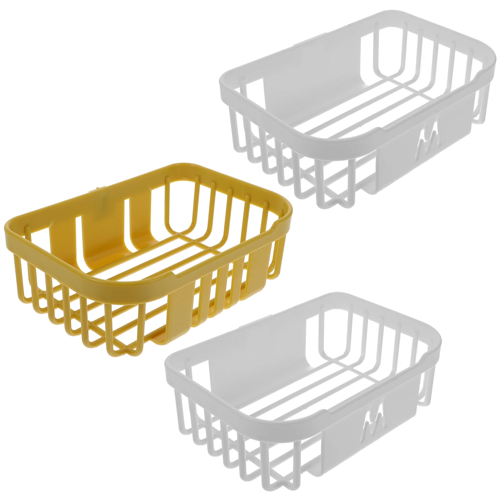 

Multipurpose Bathroom Rack Storage Shelf Soap Tissue Holder PP Material Heavy Duty Simple Design ganize Shower Gel