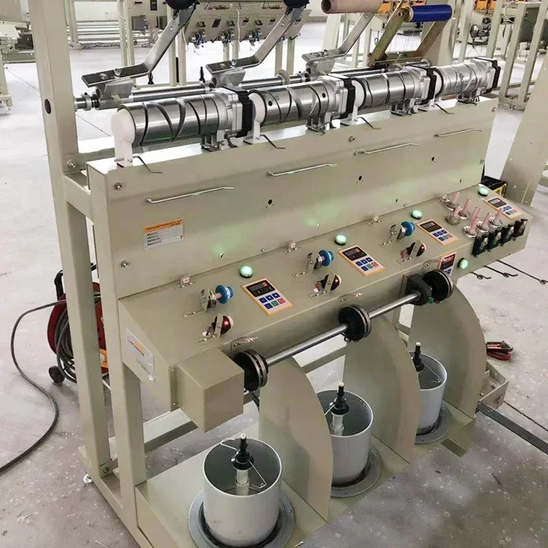 Yarn Twisting With Sewing Thread Spindle Winding Hine