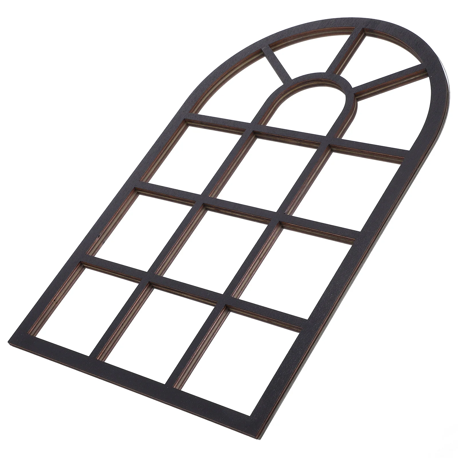 

Large Rustic Wooden Window Frame Wall Sticker Farmhouse Style Removable Peel Stick Wall Decal for Living Room Bedroom Entryway