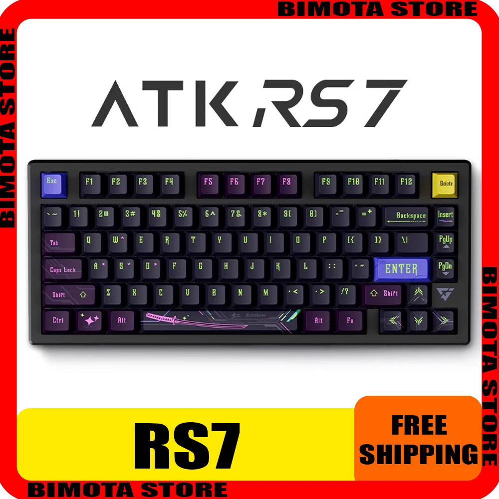 

ATK RS7 Magnetic Switch Keyboard 8K Smart SPEED X Quick Trigger Wired Gaming Mechanical Keyboard For Varolant Pc Gamer Office