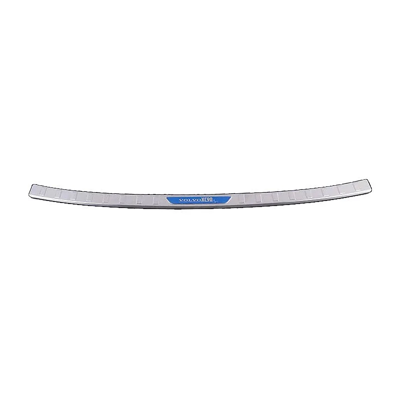 

For 17-20 Volvo XC90 Inner Threshold Plate Stainless Steel Rear Bumper Protector Trim BR(Origin)