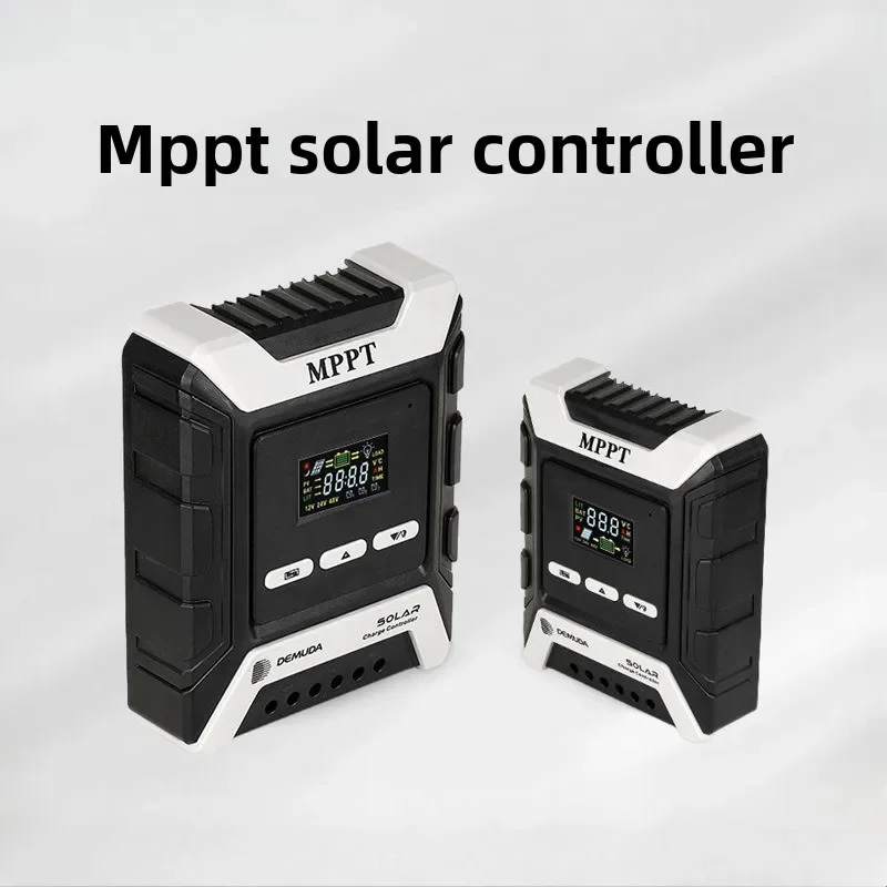 MPPT Solar Controller 240W/480W/960W Photovoltaic Glass Panel Flexible Panel 12V/24V/48V Automatic Identification with USB Port