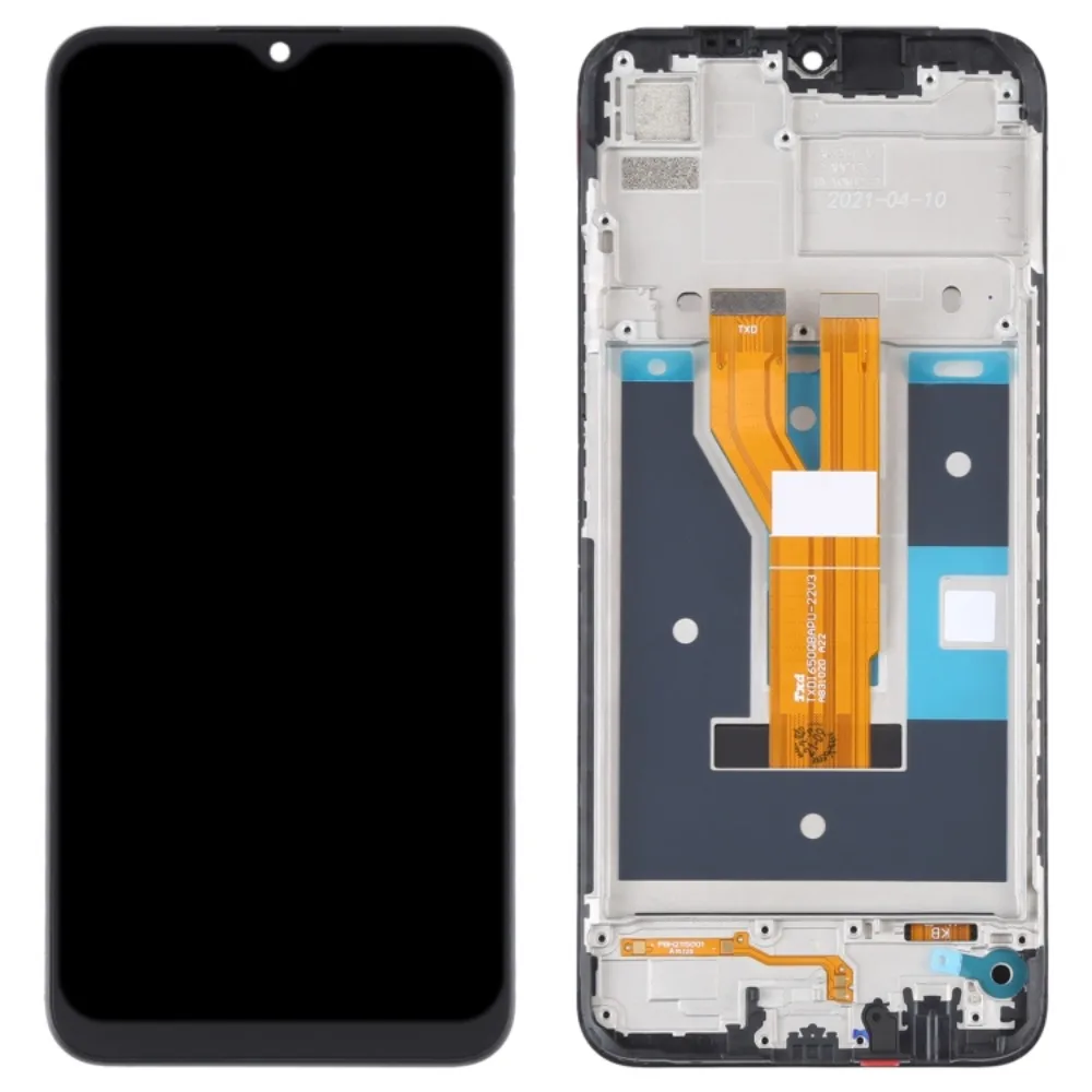 

Pop Assembly LCD Screen And Digitizer Assembly + Frame Part For Realme C20/C21/C11 (2021)