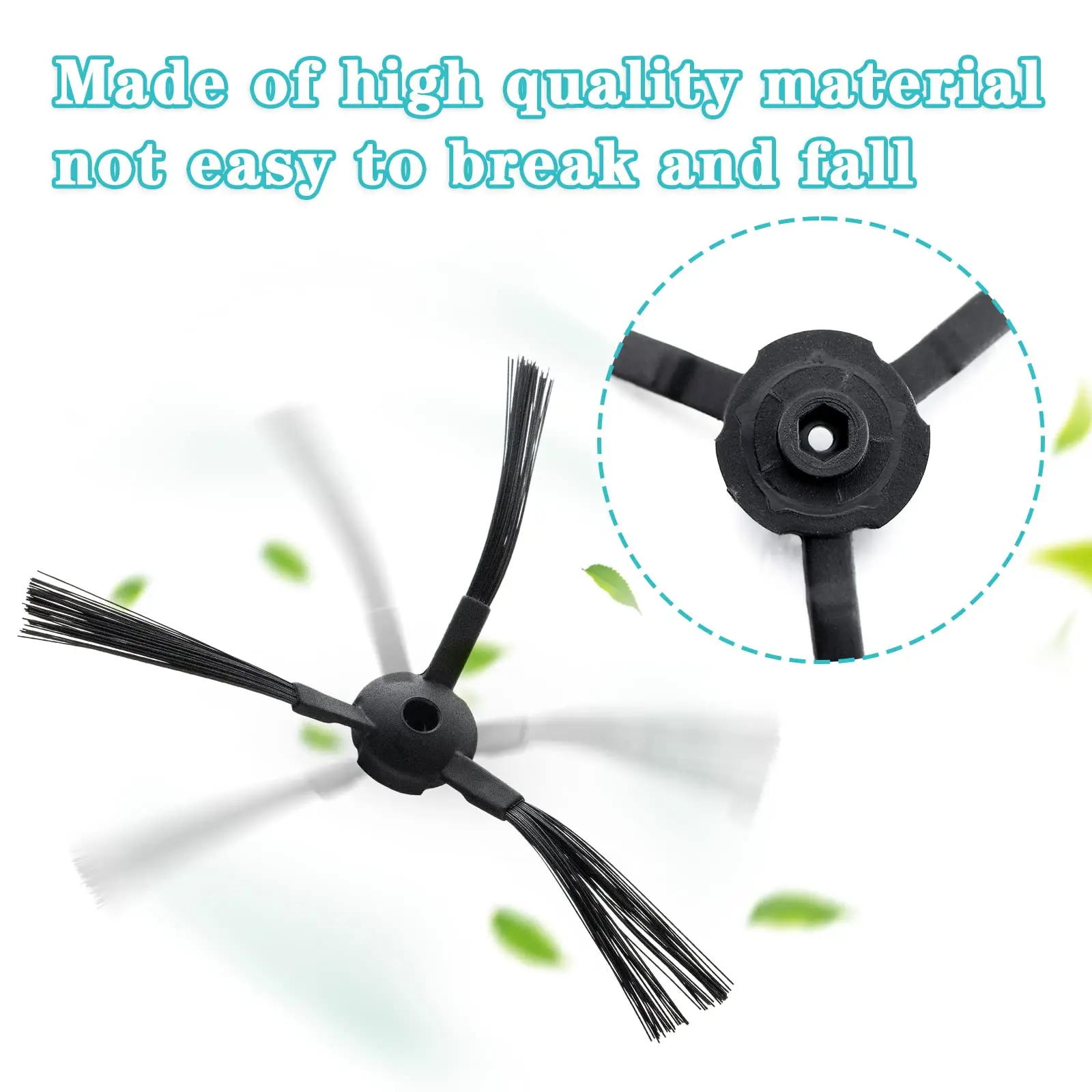 Lot de 6 brosses latérales pour aspirateur ILIFE V3/V5/V5S/V3S/Horizon A4/A4S/V50/V55/X5, accessoires et consommables