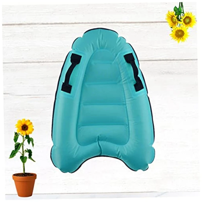 Inflatable Surfboard, Portable Bodyboard for Adults and Children Learning to Swim and Surf, Sea Water Ski-SPMI