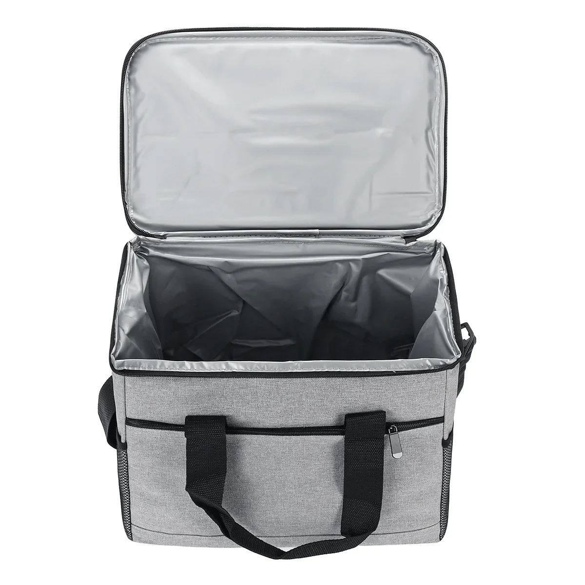 Insulated Lunch Bag Thermal Cooler Box Coolbag Wide-Open Food Storage Lunchbox Large Cool Drink Holder For Outdoor Picnic Party