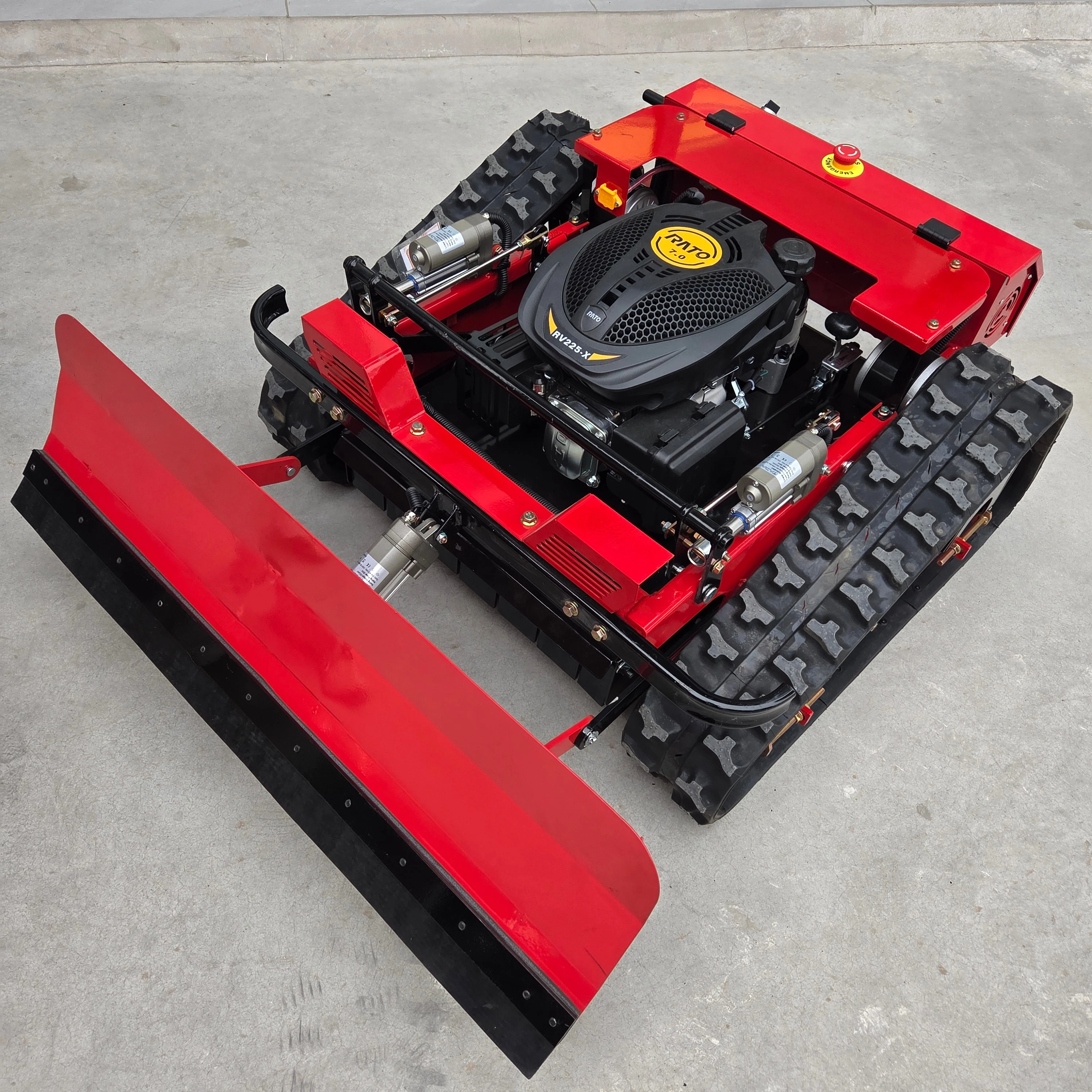 

Remote Control Lawn Mower with Automatic Climbing Feature High Efficiency Garden Weed Remover for Household Use Snow Shovel