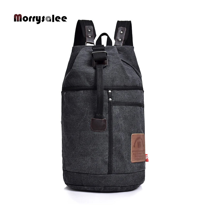 2024 New Large Man Mountaineering Backpack Male Luggage Canvas Bucket Shoulder Bags For Boys Men Backpacks Travel Backpack