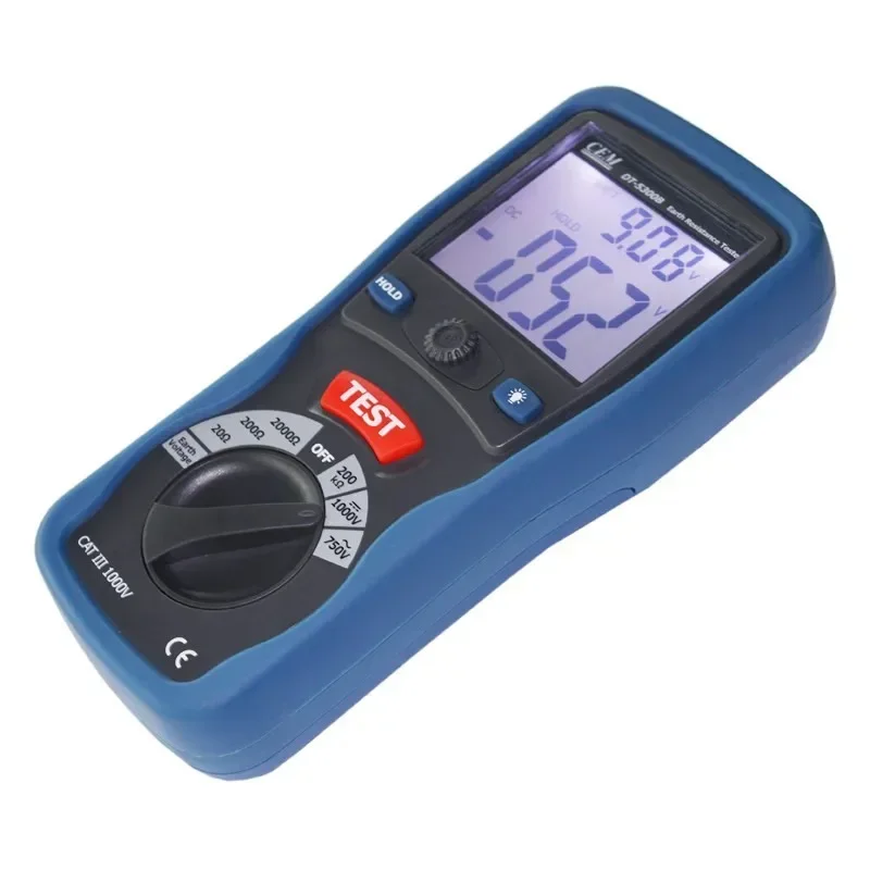 CEM DT-5300B Ground Resistance Meter CEM DT-5302 Portable Ground Resistance Tester