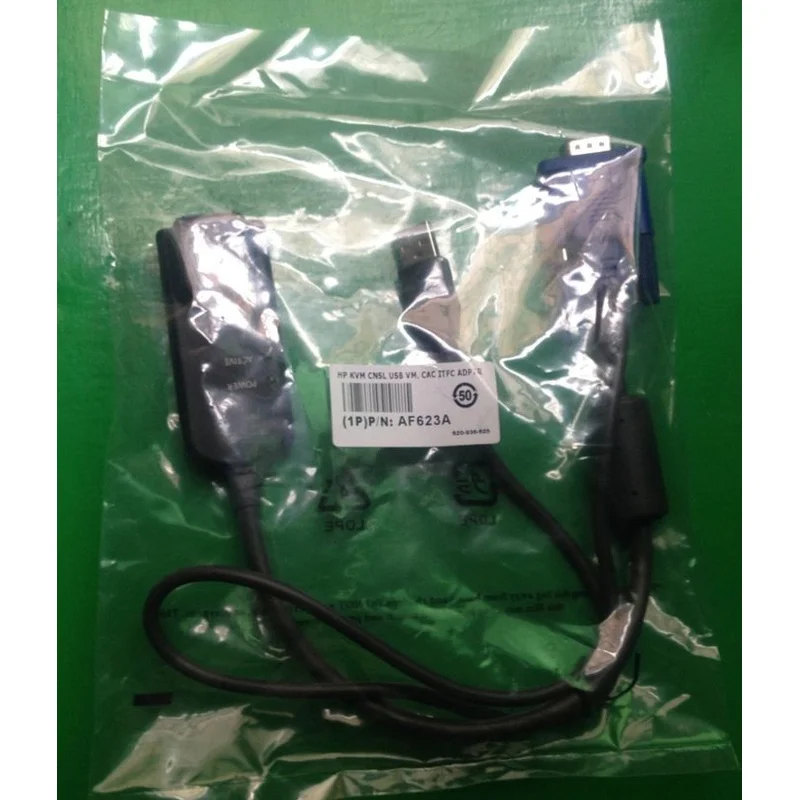 PP+ AF623A 580648-001 For HP KVM Console USB Virtual Media Cable Adapter