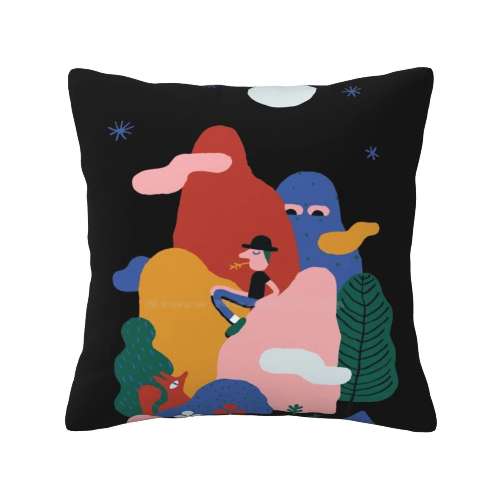 Наволочка с изображением Дэвида добрика и Дэвида и Лизы