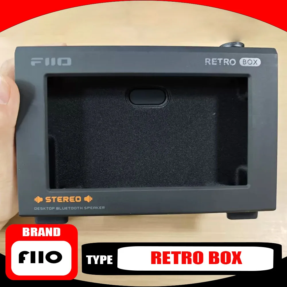FIIO RETRO BOX Retro Bluetooth LDAC Speaker,USB DAC Mode, Vintage Wireless Speaker for Music Lovers and Desktop HiFi Sensitive