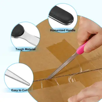 2件裝信封刀,不銹鋼輕柄,快遞包裹切割器,信封郵件開啟器,適用於包裹箱開啟 10 最佳銷售 信封開啟器 - №9