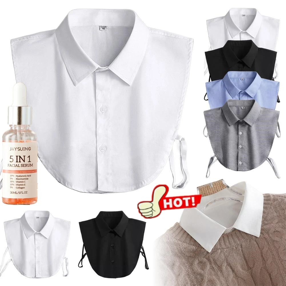 Universal Fake Collar for Men Women Professional Formal Wear High Quality Fabric All Season Comfort Easy Match Business Office