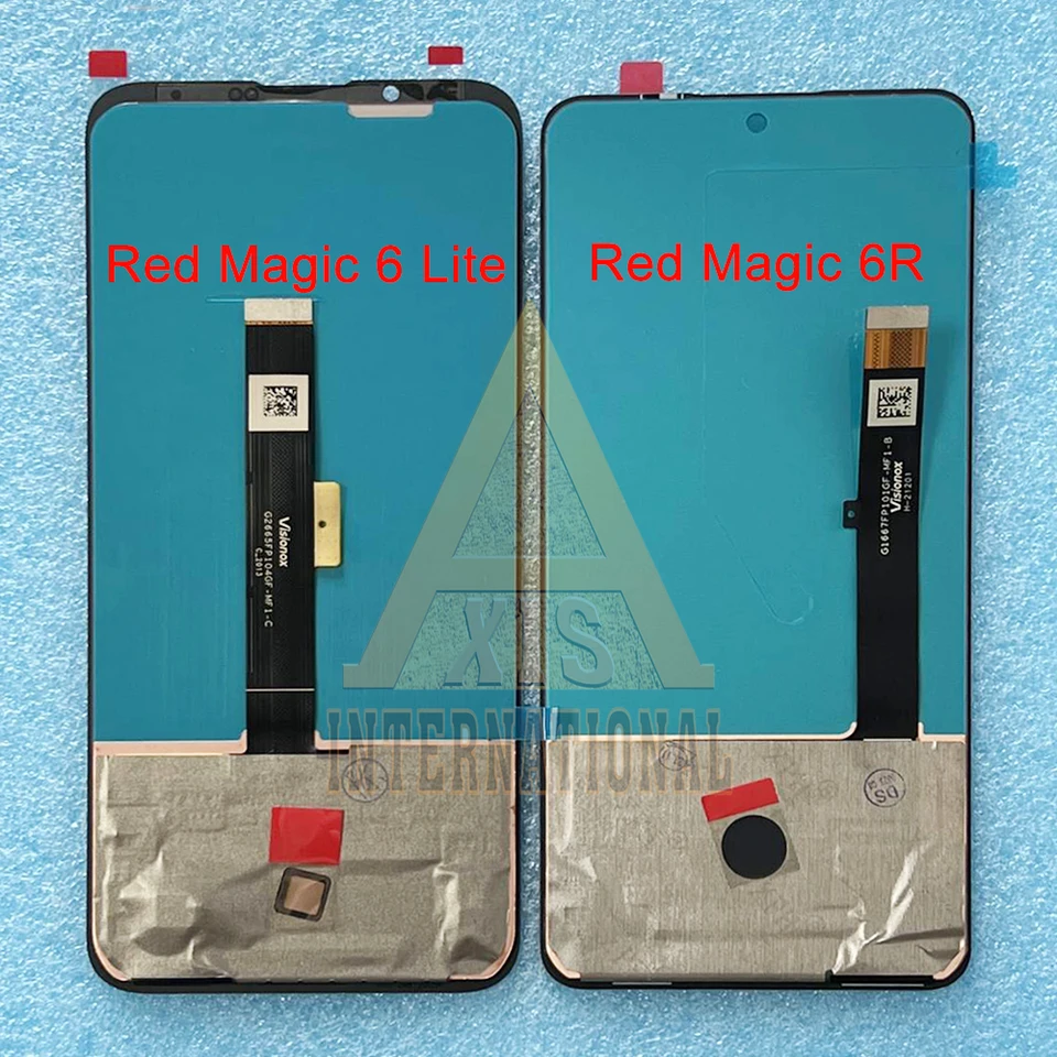 ZTE nubia RedMagic 6R NX666J/ 6 Pro NX669J-P用AMOLED純正液晶