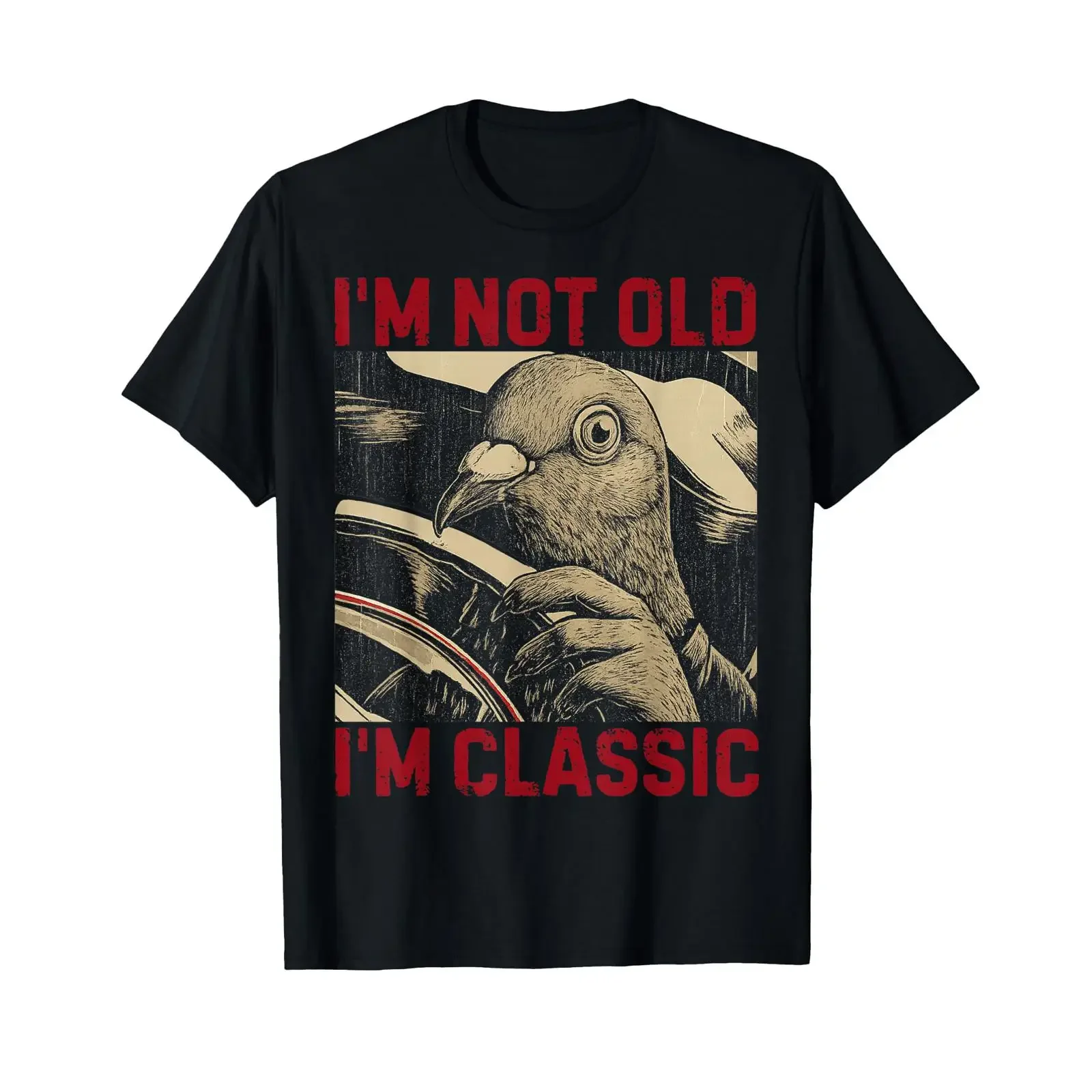 Lustiges Retro Taubenrennen I'm Not Old Im Oldtimer Vintage T Shirt vintage Washed Stretched homme designer clothes Soft