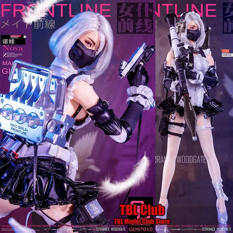 

GDTOYS GD97010 1/6 Scale Female Soldier NOVA Maid Frontline Movable Eye Sculpt Full Set 12inch Action Figure Doll