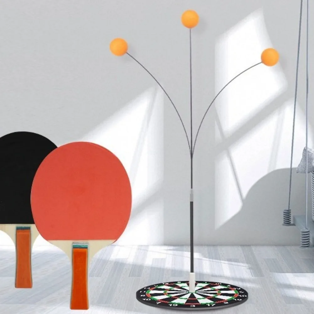 Dispositivo de treinamento de tênis de mesa, base ajustável, dispositivo de treinamento fitness, pai-filho, entretenimento, jogo de bola