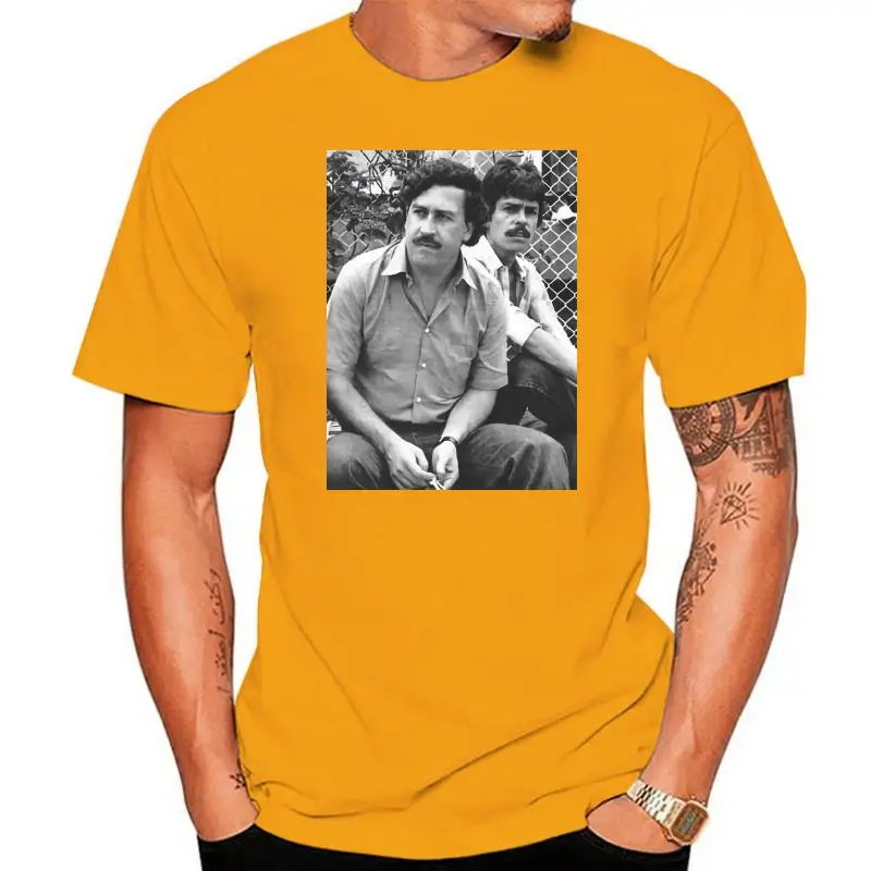 Pablo Escobar T Shirt New Arrive Summer Colombian Drug Weed Mafia Scareface Luciano Money Capon T-Shirt Tees